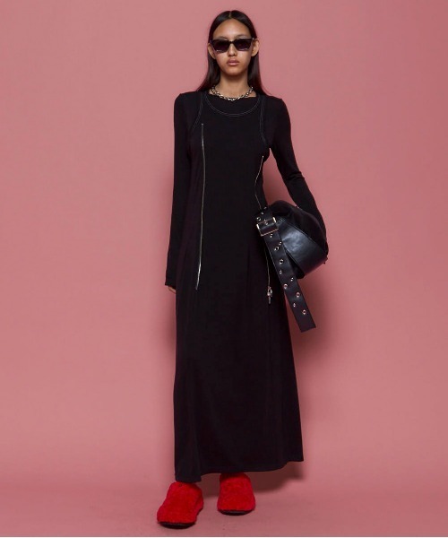MAISON SPECIAL（メゾンスペシャル） ワンピース Front Zip Layered