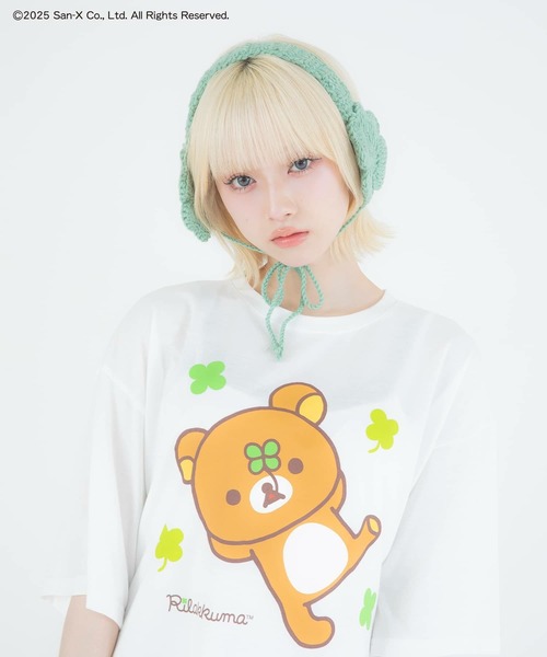 SPINNS tシャツ 「リラックマ」クローバーBIGTシャツ