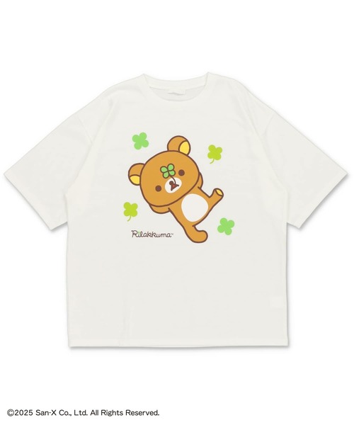 Rilakkuma　リラックマ　ラグランシャツ　3Ⅼ　ラグラン袖　キャラクター FUNALIVE tシャツ Rilakkuma リラックマ クルーネック半袖T