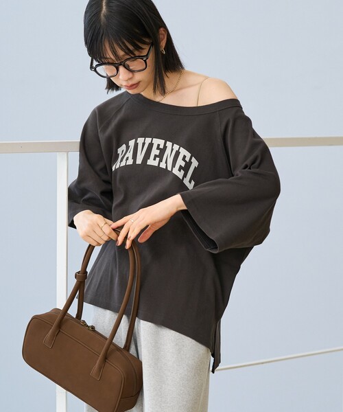FREAK'S STORE（フリークスストア） tシャツ 2WAY スムース ロゴ 7分袖