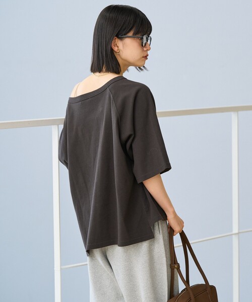 FREAK'S STORE（フリークスストア） tシャツ 2WAY スムース ロゴ 7分袖