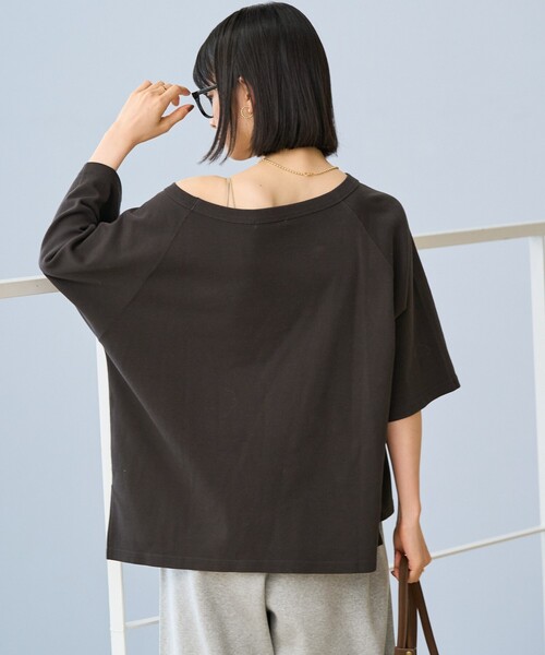 FREAK'S STORE（フリークスストア） tシャツ 2WAY スムース ロゴ 7分袖