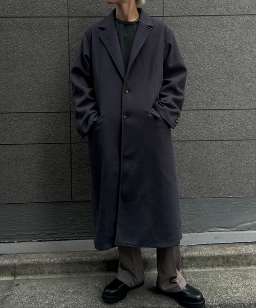 CREARE -LINO- チェスターコート コート フェイクウールチェスター