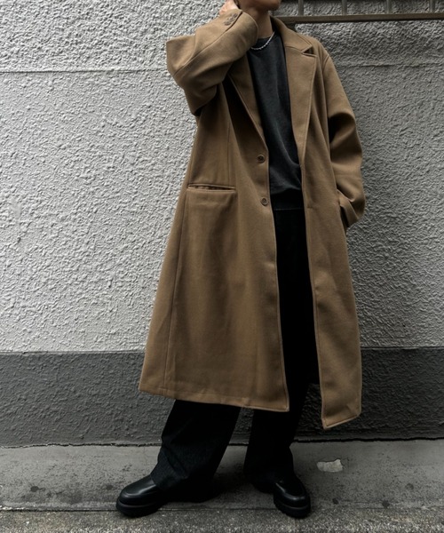 CREARE -LINO- チェスターコート コート フェイクウールチェスター