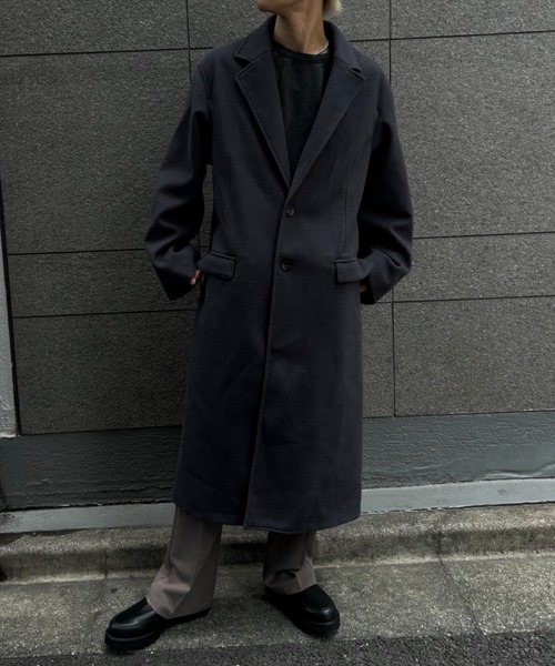 CREARE -LINO- チェスターコート コート フェイクウールチェスター