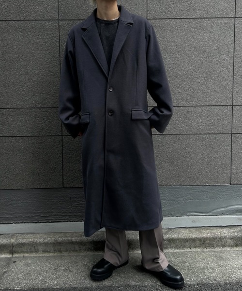 CREARE -LINO- チェスターコート コート フェイクウールチェスター