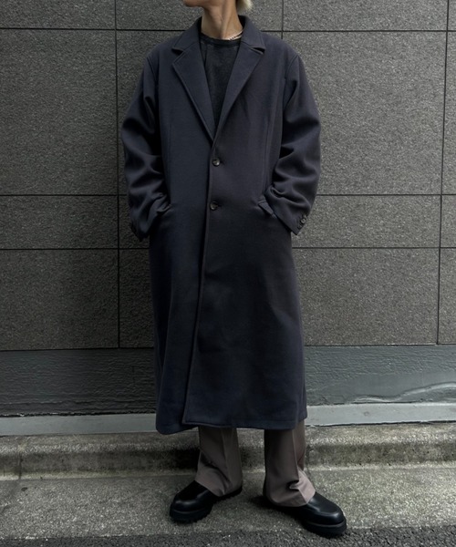 CREARE -LINO- チェスターコート コート フェイクウールチェスター