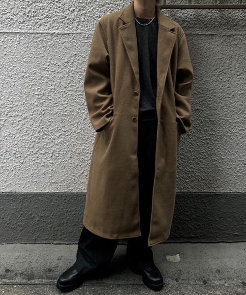 CREARE -LINO- チェスターコート コート フェイクウールチェスター