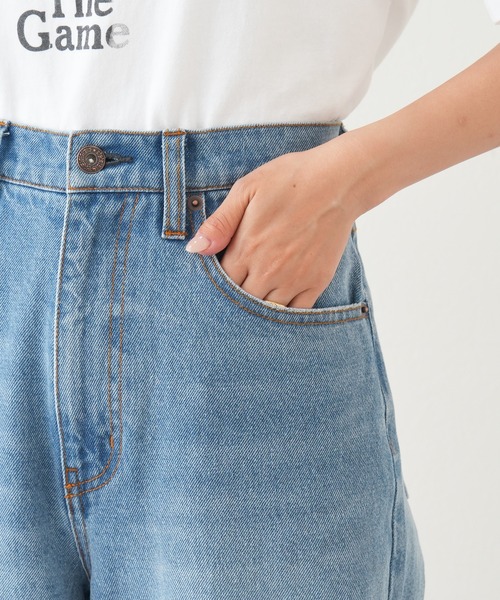 「CIAOPANIC TYPY」 ダメージ加工デニムパンツ LARGE ブルー レディース