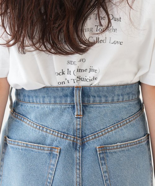 「CIAOPANIC TYPY」 ダメージ加工デニムパンツ LARGE ブルー レディース