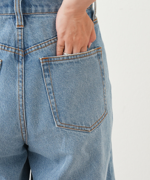 「CIAOPANIC TYPY」 ダメージ加工デニムパンツ LARGE ブルー レディース