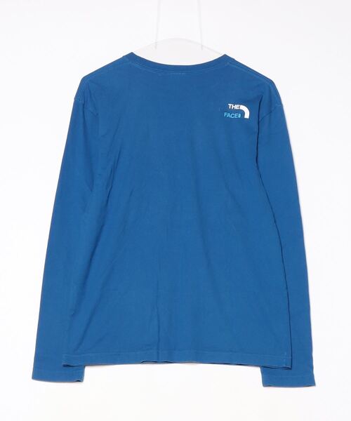 「THE NORTH FACE」 長袖Tシャツ M ブルー メンズ