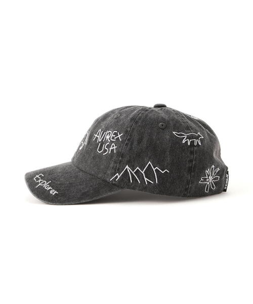 AVIREX（アヴィレックス） キャップ 帽子 PATTARN FADE WASH CAP