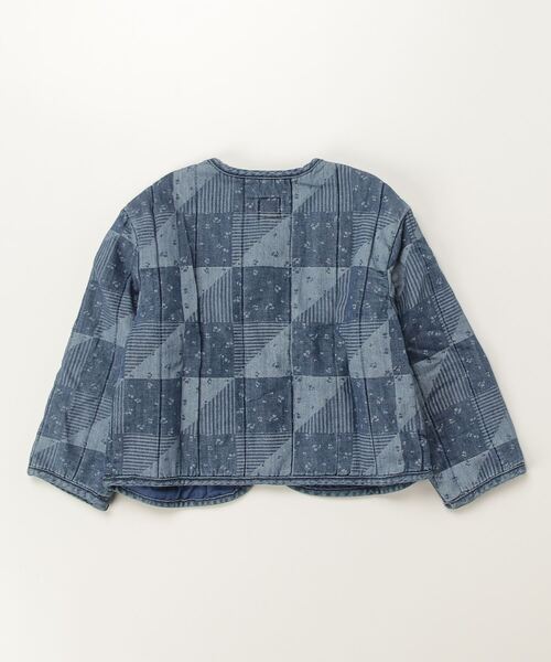 GAP コート アウター キルティング パッチワーク デニム