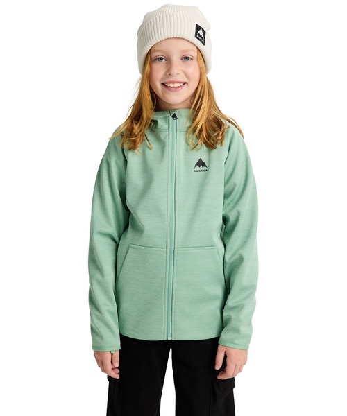 Burton クラウン ウェザープルーフ 撥水パーカー ジップアップ オリーブ BURTON（バートン） 長袖 パーカー BURTON Crown Weatherproof