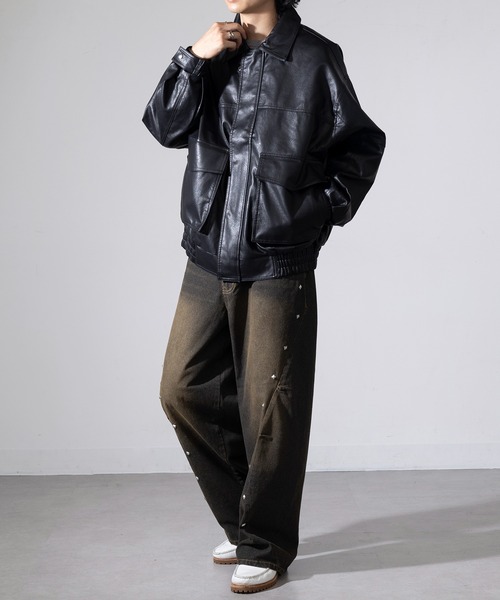 MAGASIN DE MODE Brew 革ジャン ライダース 「MAGASIN DE MODE Brew