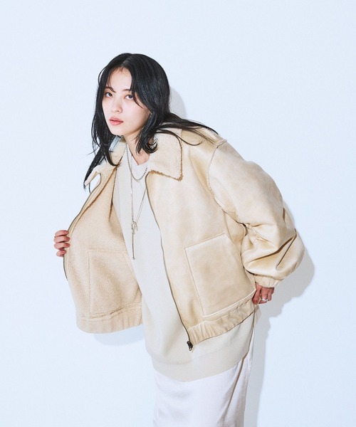 JEANASIS（ジーナシス） ブルゾン アウター リバーシブルモンスター