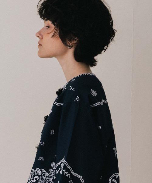 CREDONA（クレドナ） ブラウス シャツ VENEZIA LACE BLOUSE 