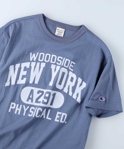 「Champion」 半袖Tシャツ M ベージュ レディース_画像8