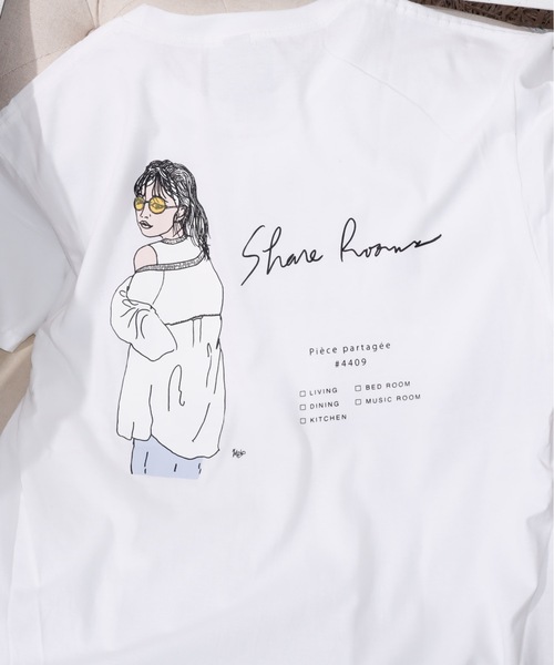 「rovtski」 半袖Tシャツ X-LARGE ホワイト系その他 メンズ_画像5