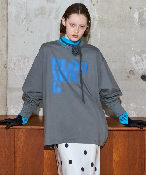 オーガニックコットン接触冷感／大人用 マスク M 小花 花粉症 マスク