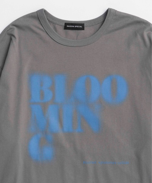 MAISON SPECIAL（メゾンスペシャル） tシャツ Blur Print Long Tee