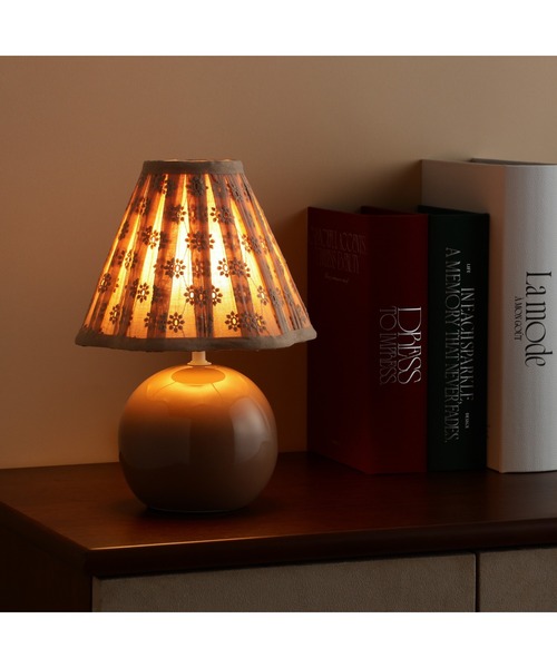 Francfranc（フランフラン） 照明 レースシェードミニランプ ブラウン