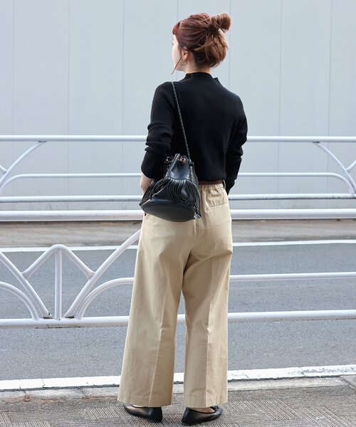 「B.C STOCK」 「Simplicite」長袖ニット FREE アイボリー レディース_画像6