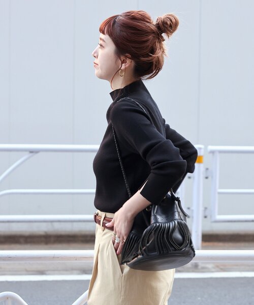 「B.C STOCK」 「Simplicite」長袖ニット FREE アイボリー レディース_画像9