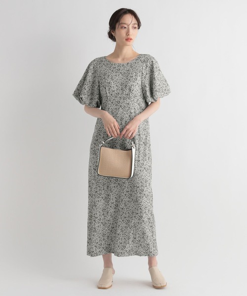 「Andemiu」 半袖ワンピース FREE イエロー レディース_画像2