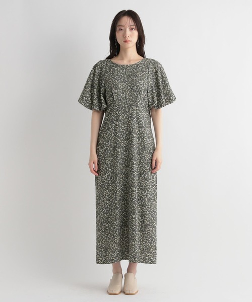 「Andemiu」 半袖ワンピース FREE イエロー レディース_画像6