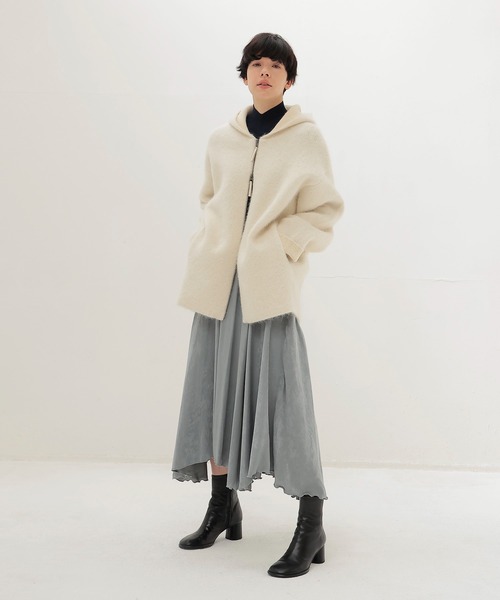 DRESSLAVE（ドレスレイブ） カーディガン alpaca shaggy zip hoodie
