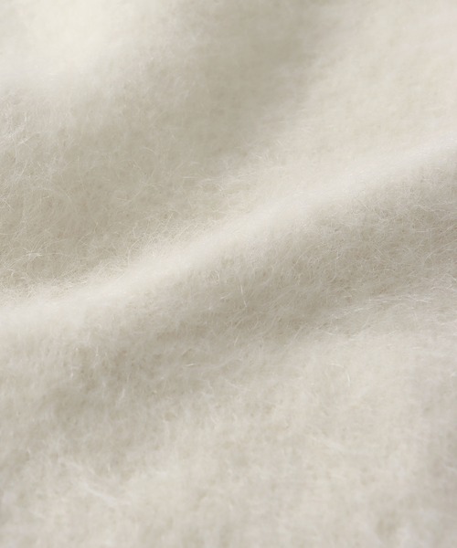 DRESSLAVE（ドレスレイブ） カーディガン alpaca shaggy zip hoodie