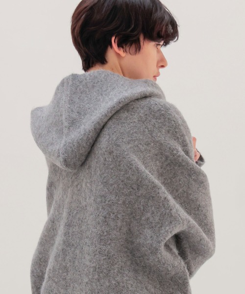 DRESSLAVE ￼アルパカシャギージップフーディ DRESSLAVE ￼アルパカシャギージップフーディ