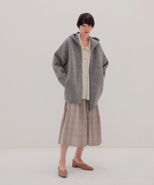 DRESSLAVE（ドレスレイブ） カーディガン alpaca shaggy zip hoodie