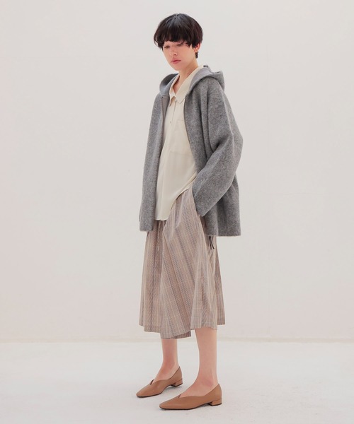 DRESSLAVE（ドレスレイブ） カーディガン alpaca shaggy zip hoodie