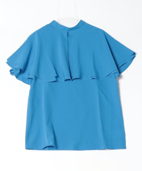 「terrace」 半袖ブラウス MEDIUM ブルー レディース_画像2