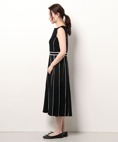 「Maglie le cassetto」 ノースリーブワンピース 7号 ホワイト レディース_画像2