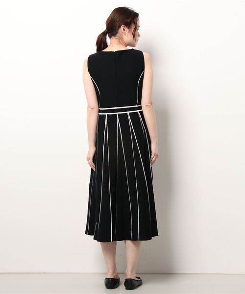 「Maglie le cassetto」 ノースリーブワンピース 7号 ホワイト レディース_画像3