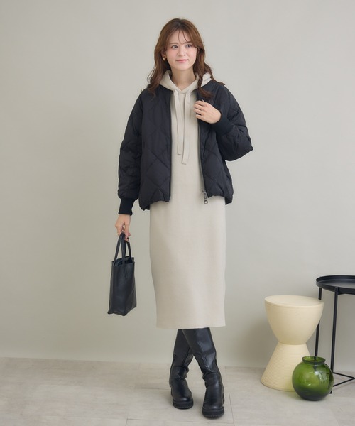 お得！上質！新品キャサリンロスセレクト　クロシェ　黒ダウンコート お得！上質！新品キャサリンロスセレクト クロシェ 黒ダウンコート お