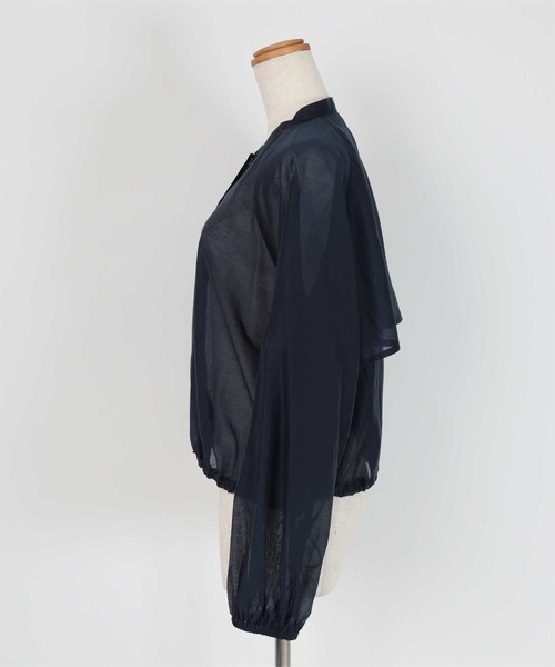 「ur's」 ブルゾン M ネイビー レディース_画像6