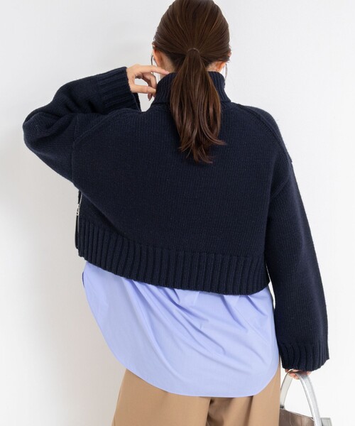 NOLLEY'S Sophi（ノーリーズソフィー） ブライト紡毛サイドジップ