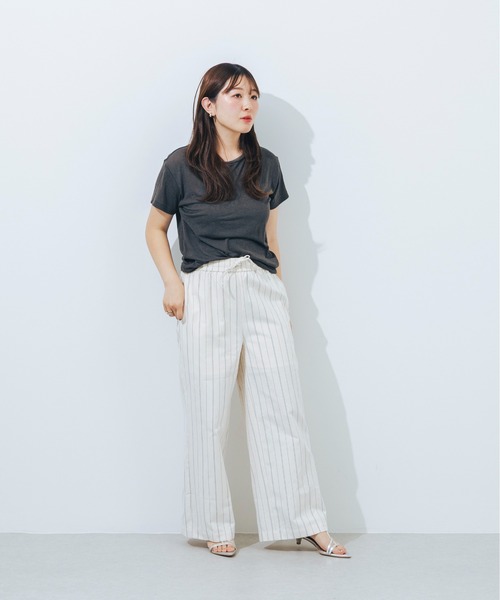 サンダル 「ふかふか・クッション入り」ポインテッド4cmヒールストラップサンダル JA5895 レディースの画像