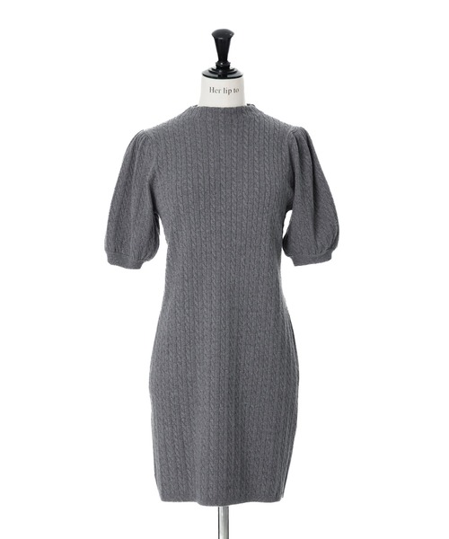 Her lip to ニットワンピース S ホワイト レディース : ZOZOTOWN Yahoo