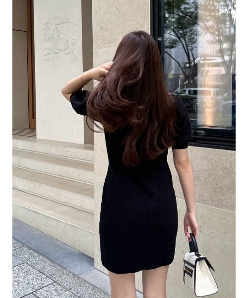 Her lip to ニットワンピース S ホワイト レディース : ZOZOTOWN Yahoo