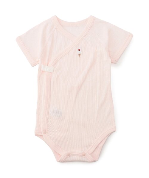 PETIT BATEAU（プチバトー） ベビー肌着 マリニエール長袖あわせボディ 