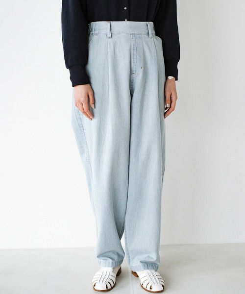 「haco!」 デニムパンツ ONE SIZE ライトブルー レディース_画像2
