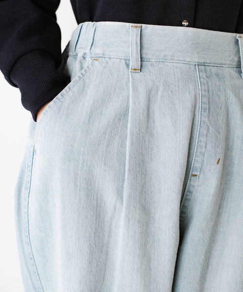 「haco!」 デニムパンツ ONE SIZE ライトブルー レディース_画像7