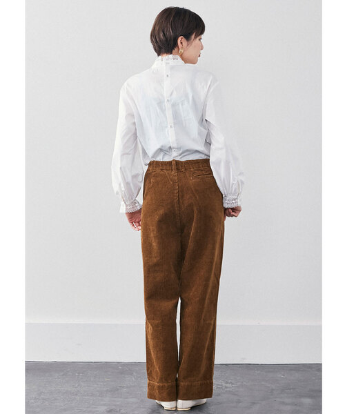 「MEDE19F」 コーデュロイパンツ MEDIUM ブラウン レディース_画像4