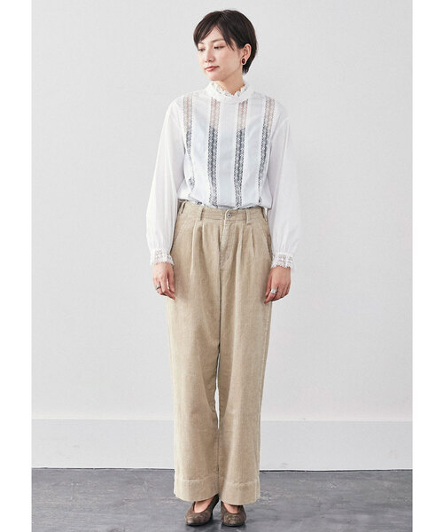 「MEDE19F」 コーデュロイパンツ MEDIUM ブラウン レディース_画像7